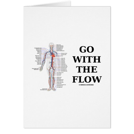 Go With The Flow (Circulatory System Attitude) Cards (Front)