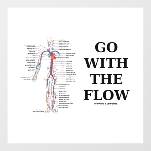 Go With The Flow Circulatory System Wall Decal