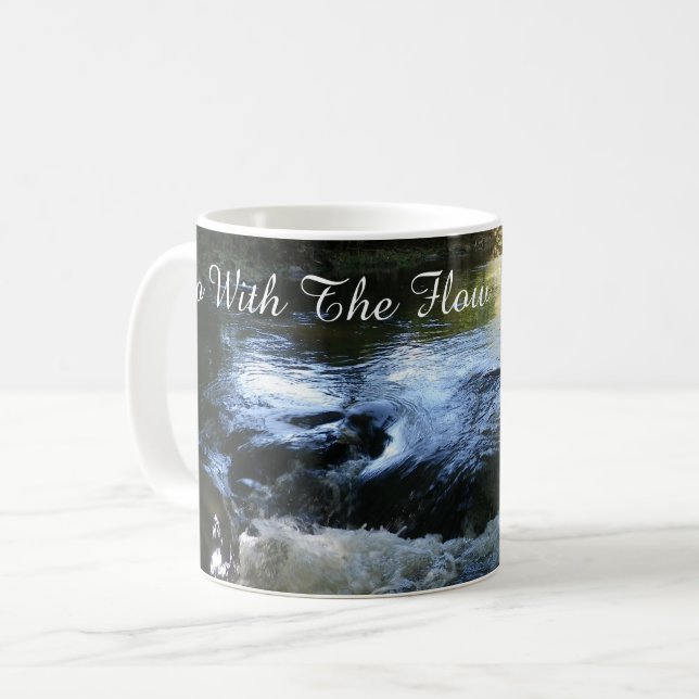 Go With The Flow Coffee Mug (Front Left)