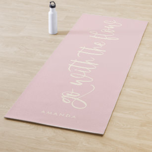 Yoga mat hot sale with words