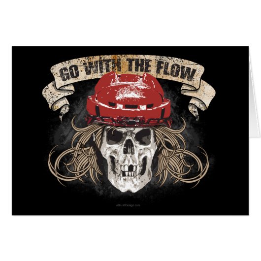 Go with the Flow (Hockey Hair) Red (Front Horizontal)