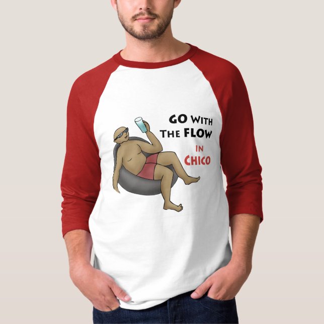 Go with the Flow in Chico Raglan Shirt (Front)