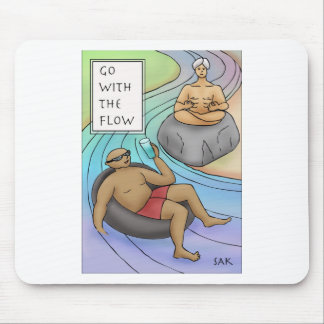 Go With The Flow Mouse Pad