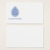 Go with The Flow Teardrop (Front & Back)