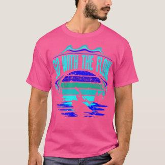 Go with the flow Vintage Kayaking T-Shirt