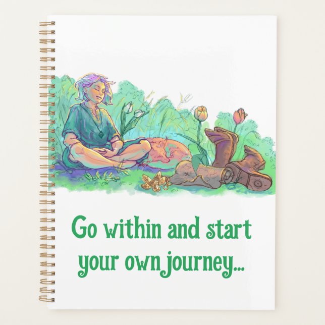 Go within and find your passion planner (Front)