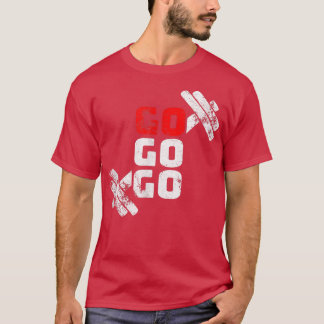 GO! Workout Weights Fitness Motivation T-Shirt