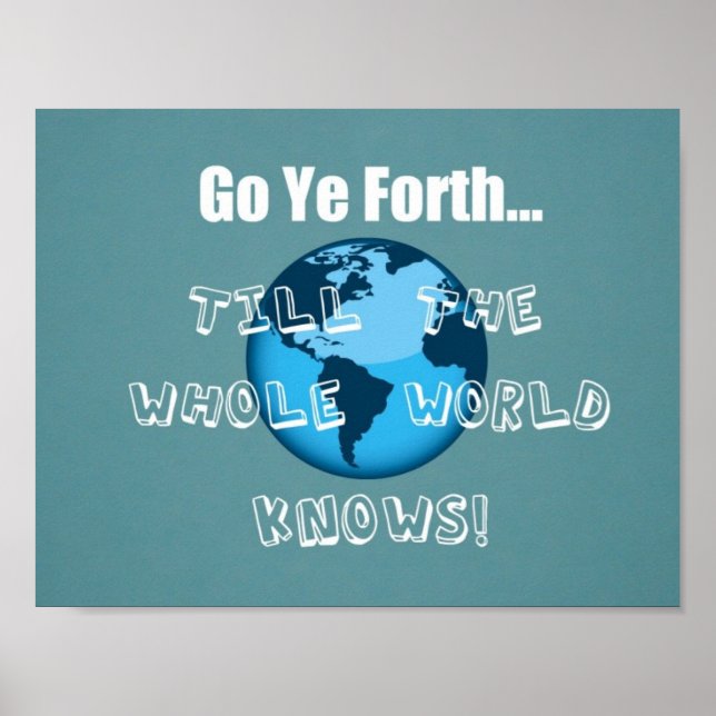 Go Ye Forth... Poster (Front)