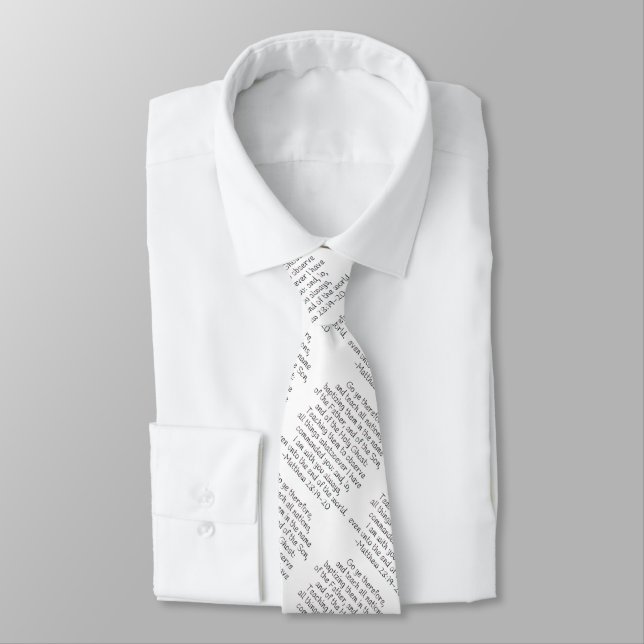 Go Ye Therefore and Teach All Nations Neck Tie (Tied)