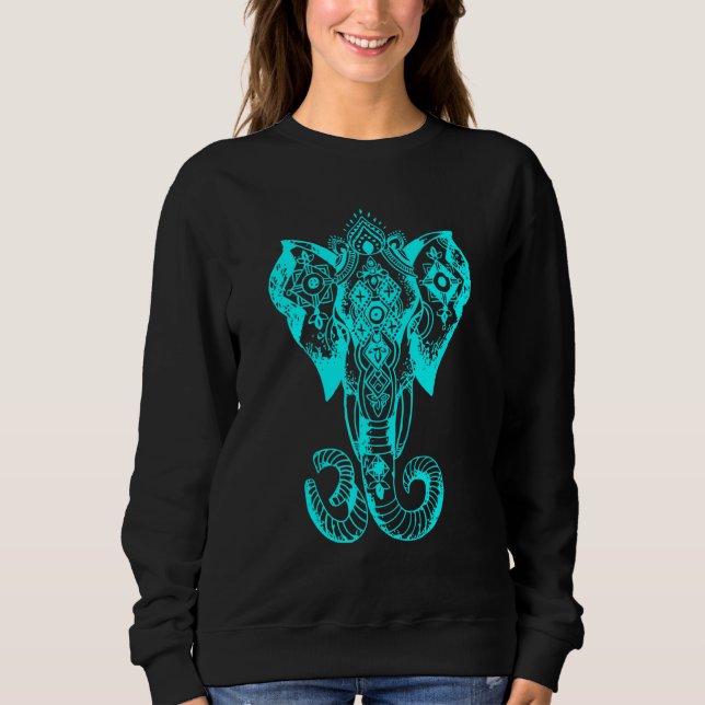 GoA Elephant - Psychedelic Trance - OM Psytrance Sweatshirt (Front)