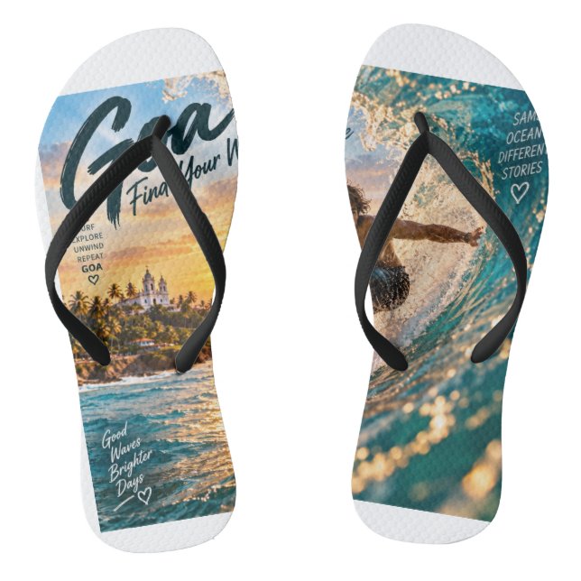 Goa – Find Your Wave Flip Flops (Footbed)