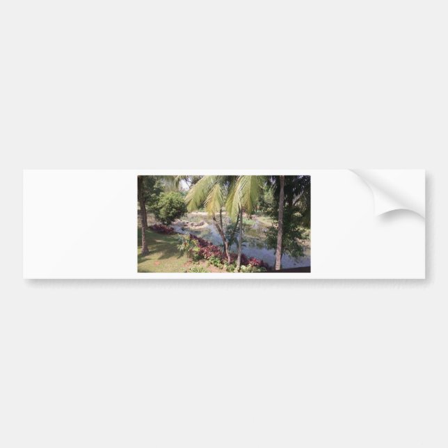 Goa India Garden Bumper Sticker (Front)