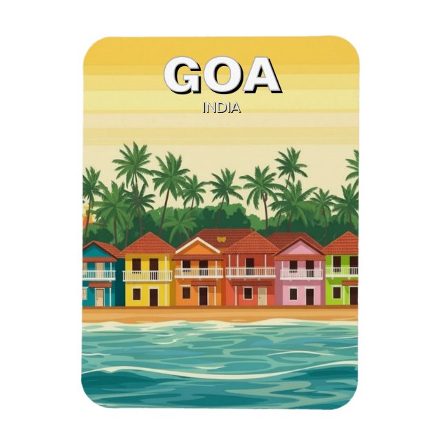 Goa India Magnet (Vertical)