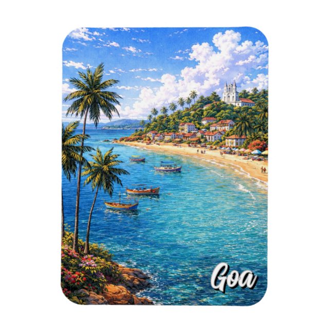 Goa India Magnet (Vertical)