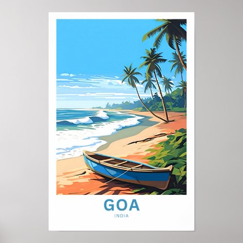 Goa India Travel Print