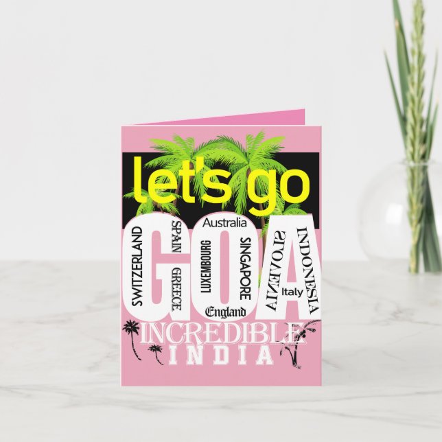 Goa trip invitation (Front)