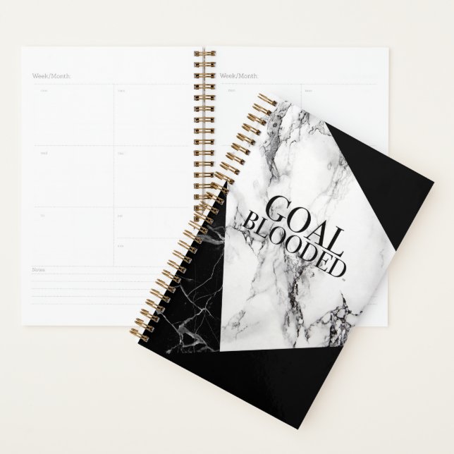Goal Blooded ™ Daily Planner Marble (Display)