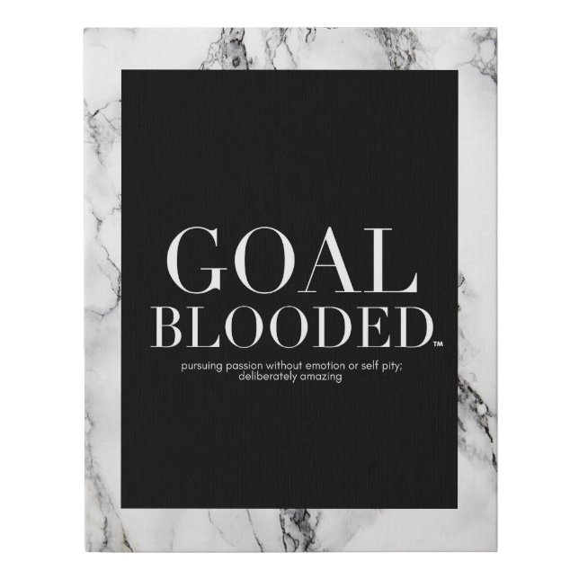 Goal Blooded ™ Wall Art (Front)