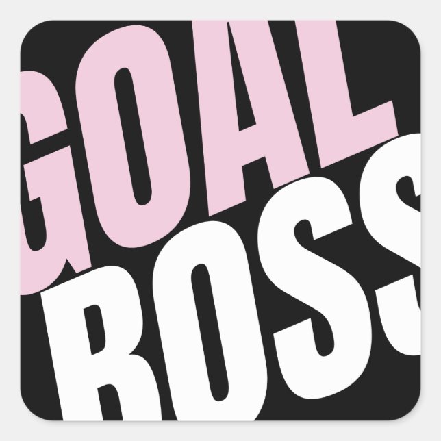 GOAL BOSS SQUARE STICKER (Front)