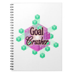 Goal Crusher Spiral Photo Notebook
