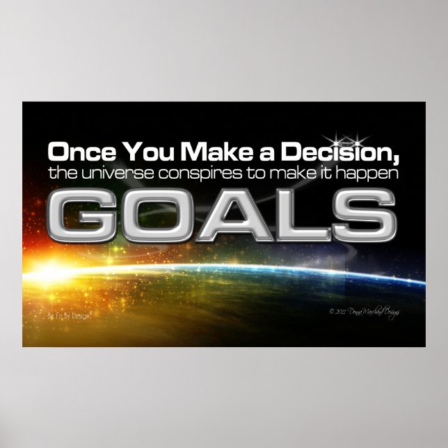 Goal Decision Poster (Front)