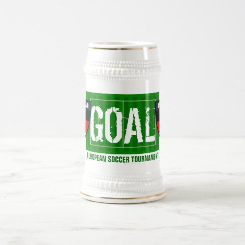 Goal Deutschland Germany European Soccer Beer Mug