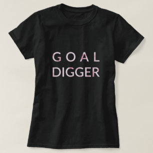 Goal Digger Pink Marble T-Shirt