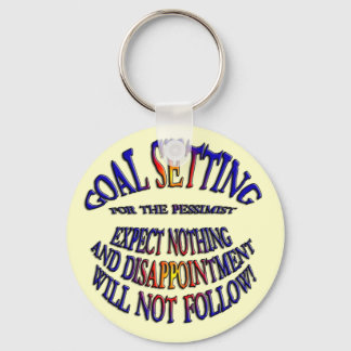 Goal: Expect Nothing Keychain
