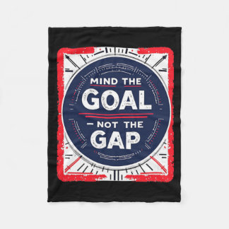 Goal Gap Soccer Footbyll Fleece Blanket