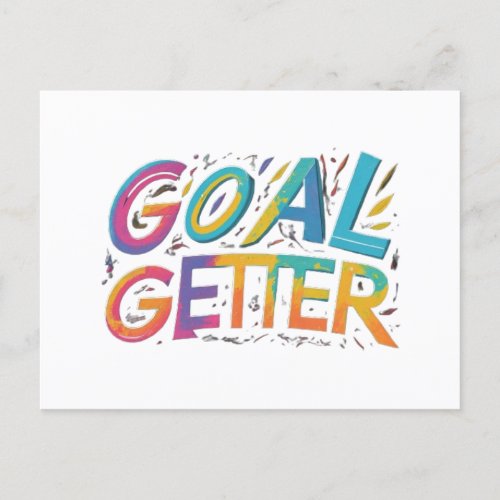 Goal Getter Invitation Postcard