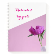Goal Getter Motivated by Goals Spiral Notebook
