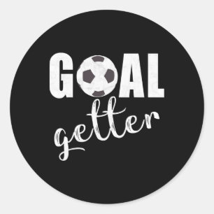 Goal Getter Soccer Player Sport Teams Soccer Gift Classic Round Sticker