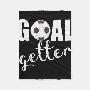Goal Getter Soccer Player Sport Teams Soccer Gift Fleece Blanket