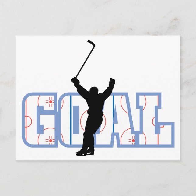 Goal - Ice Hockey Score - Sports Gifts Postcard (Front)