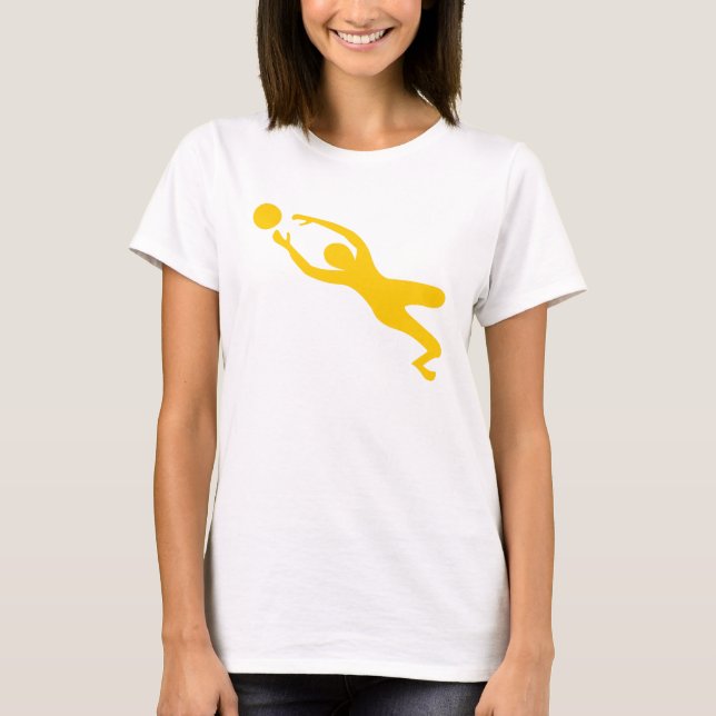 Goal Keeper - Amber T-Shirt (Front)