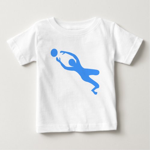 Goal Keeper _ Baby Blue Baby T_Shirt
