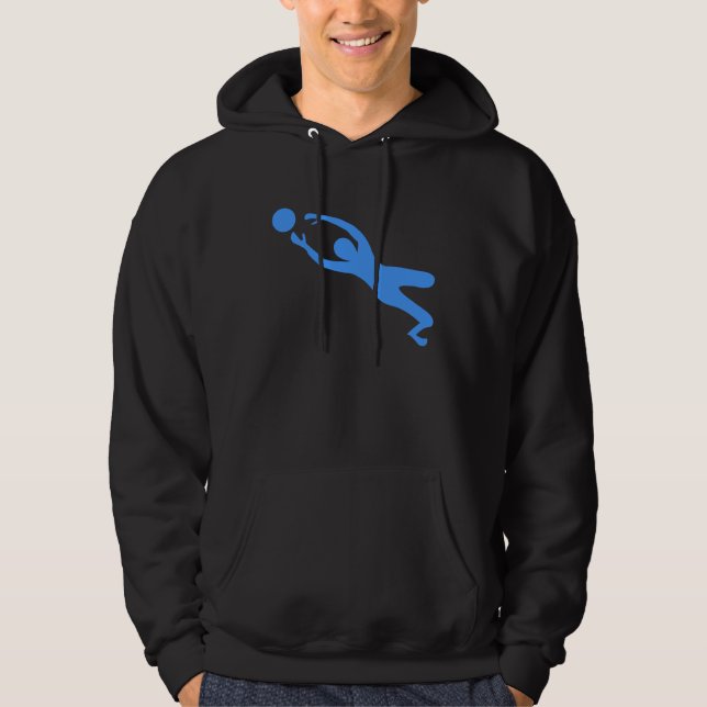 Goal Keeper - Baby Blue Hoodie (Front)