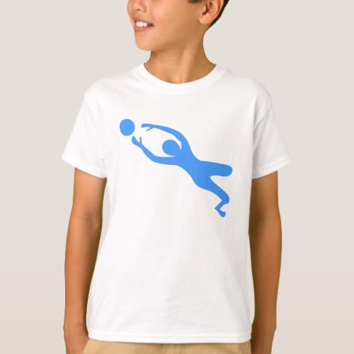 Goal Keeper _ Baby Blue T_Shirt