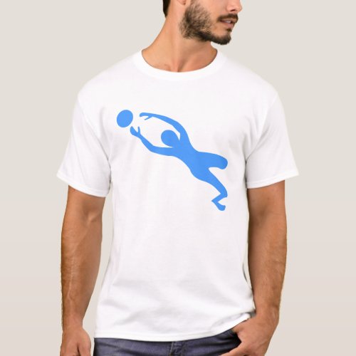 Goal Keeper _ Baby Blue T_Shirt