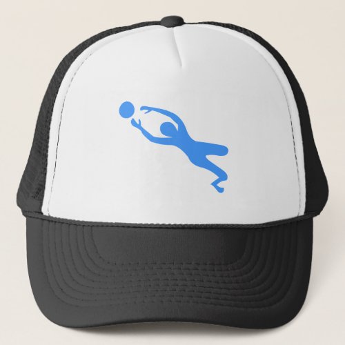 Goal Keeper _ Baby Blue Trucker Hat