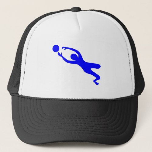Goal Keeper _ Blue Trucker Hat