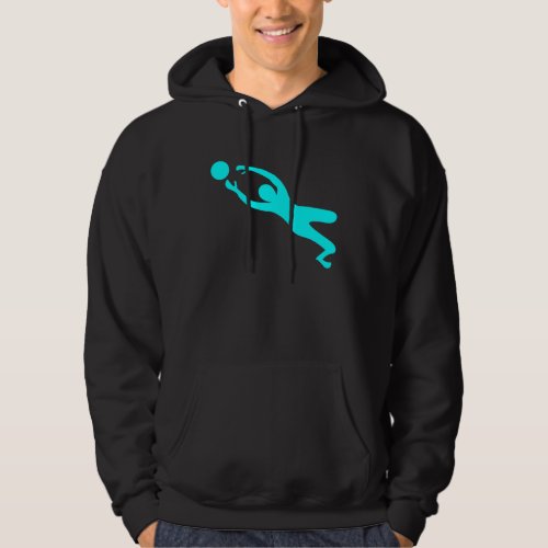 Goal Keeper _ Cyan Hoodie