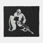 Goal Keeper- Ice Hockey Goalie Fleece Blanket