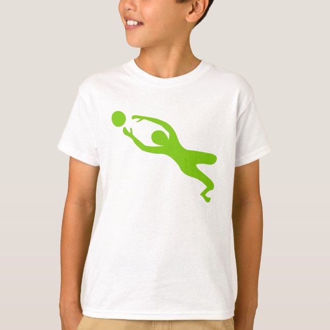 Goal Keeper - Martian Green T-Shirt (Front)
