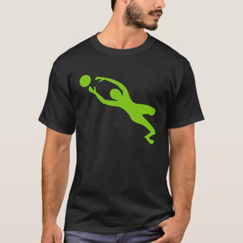 Goal Keeper _ Martian Green T_Shirt