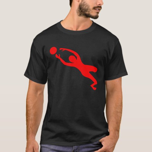 Goal Keeper _ Red T_Shirt