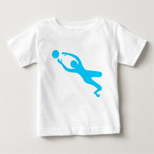 Goal Keeper _ Sky Blue Baby T_Shirt