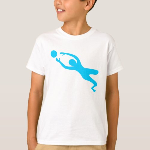 Goal Keeper _ Sky Blue T_Shirt