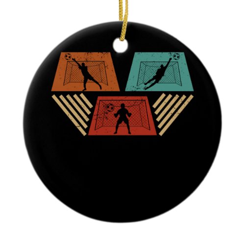 Goal Keeper Soccer Goalie Athlete Goalkeeper Goalk Ceramic Ornament
