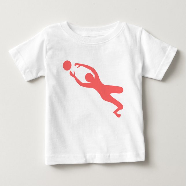 Goal Keeper - Tropical Pink Baby T-Shirt (Front)